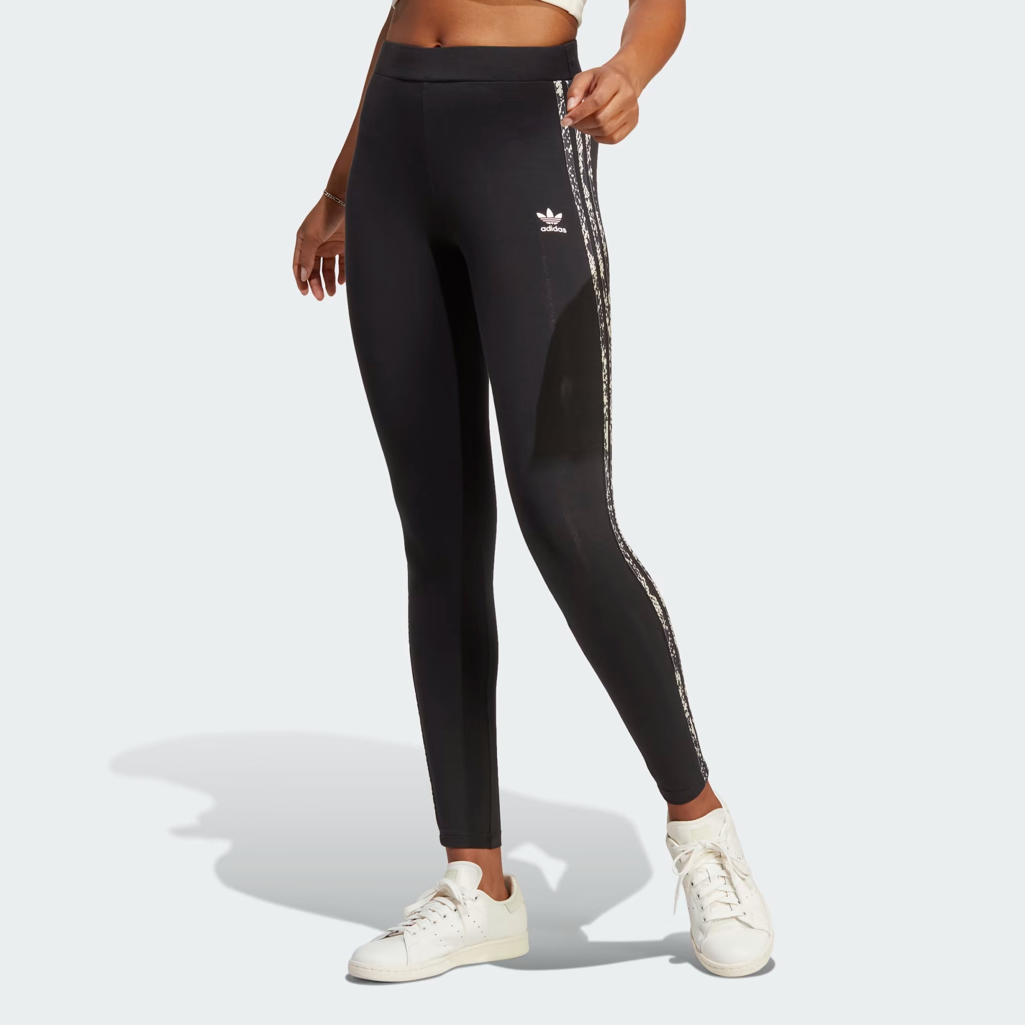 Adidas Stripes Print Leggings - Women