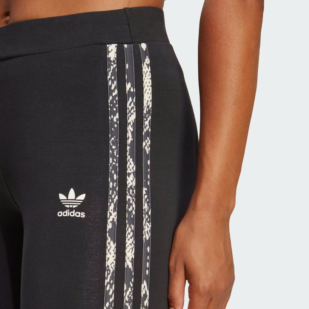 Adidas Stripes Print Leggings - Women