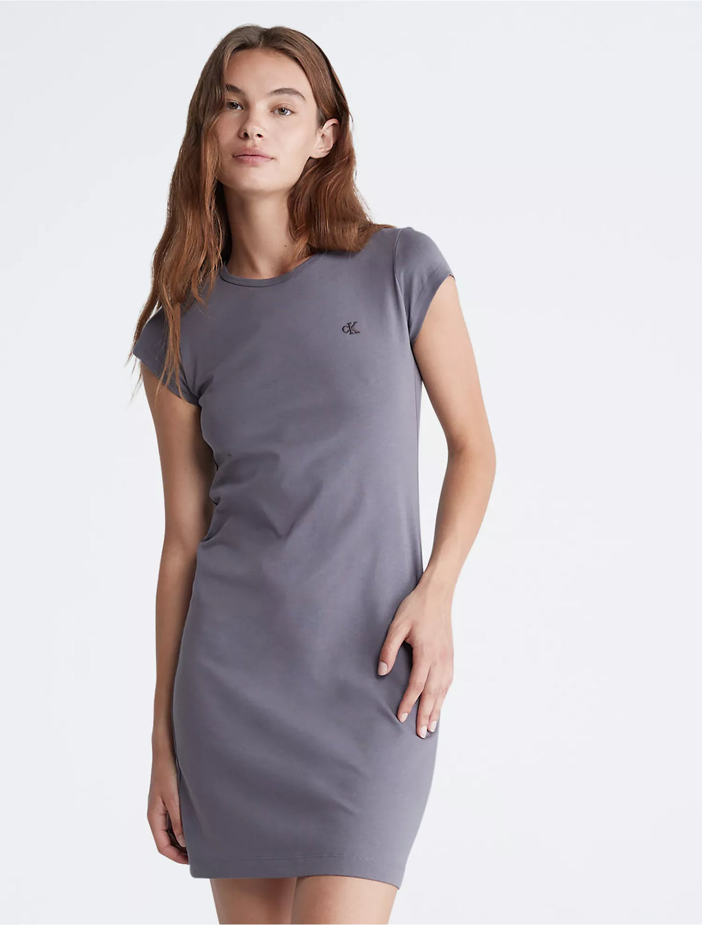Calvin Klein Archive Logo Baby T-Shirt Dress - Women