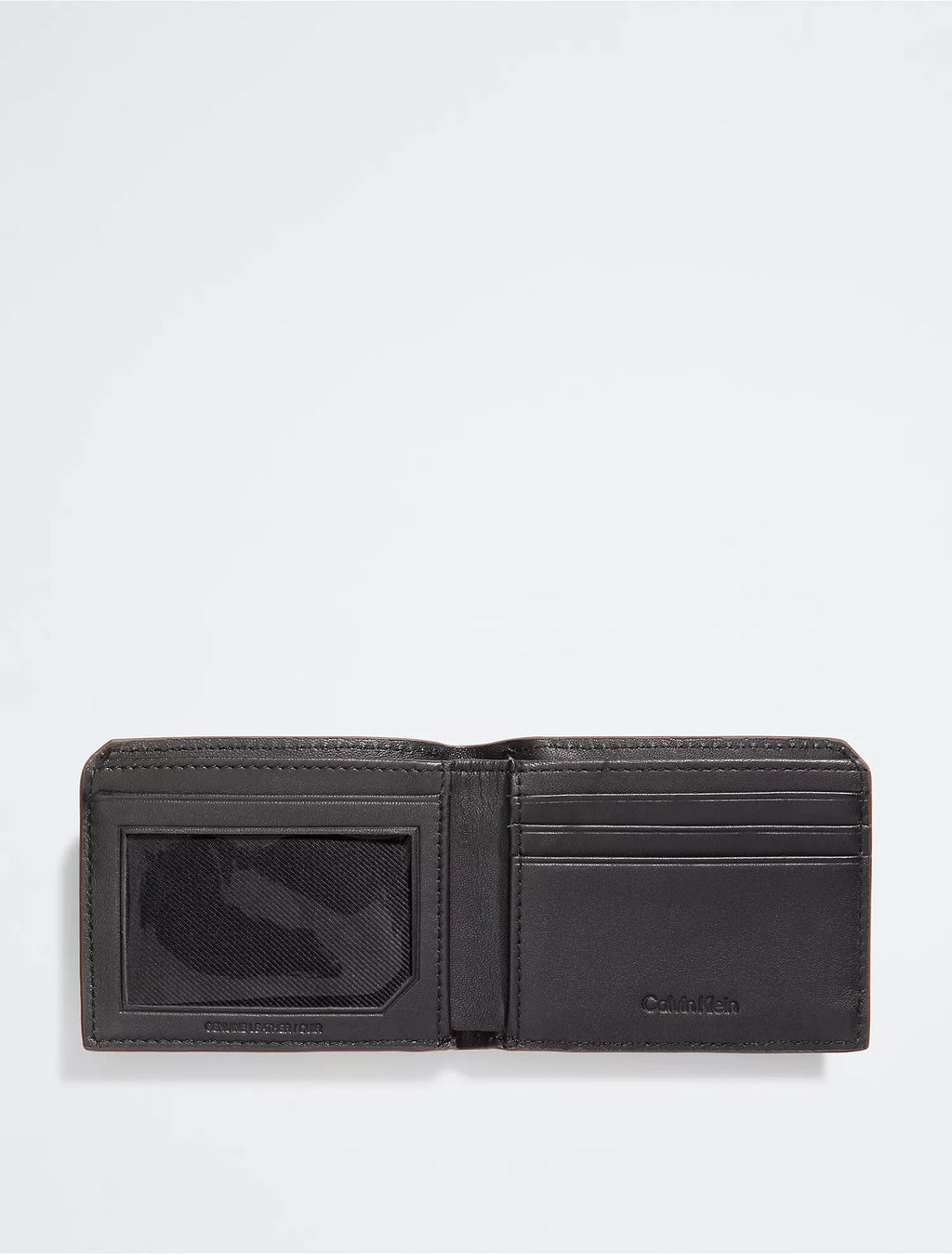 Calvin Klein Pebble Leather Slim Bifold Wallet - Men