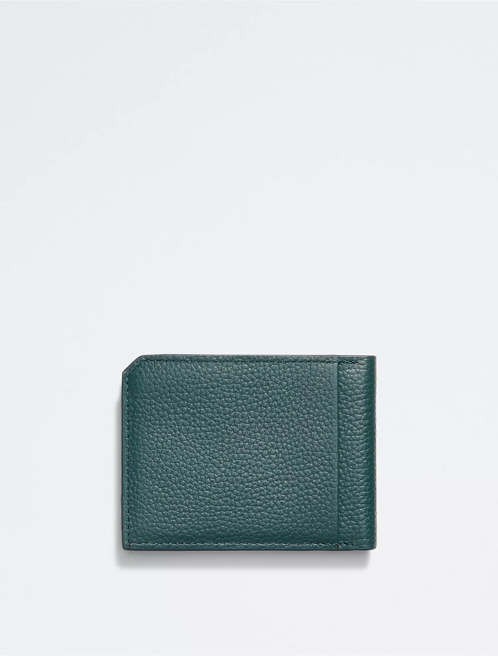 Calvin Klein Pebble Leather Slim Bifold Wallet - Men