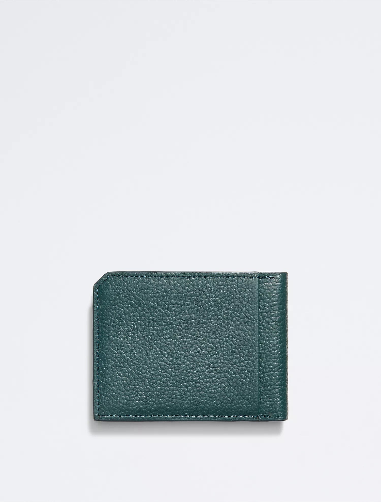 Calvin Klein Pebble Leather Slim Bifold Wallet - Men