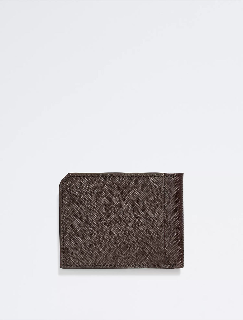 Calvin Klein Saffiano Leather Slim Bifold Wallet - Men
