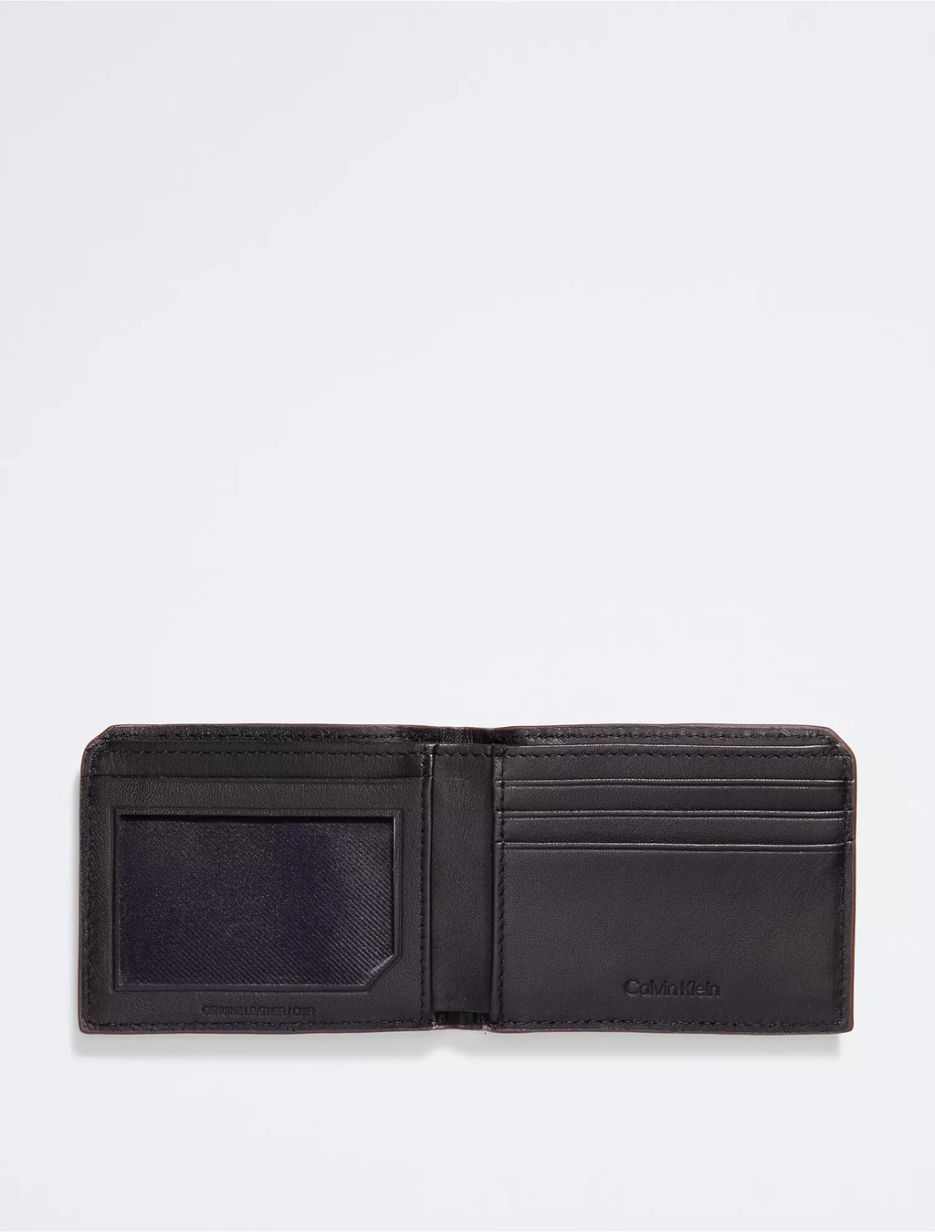 Calvin Klein Saffiano Leather Slim Bifold Wallet - Men