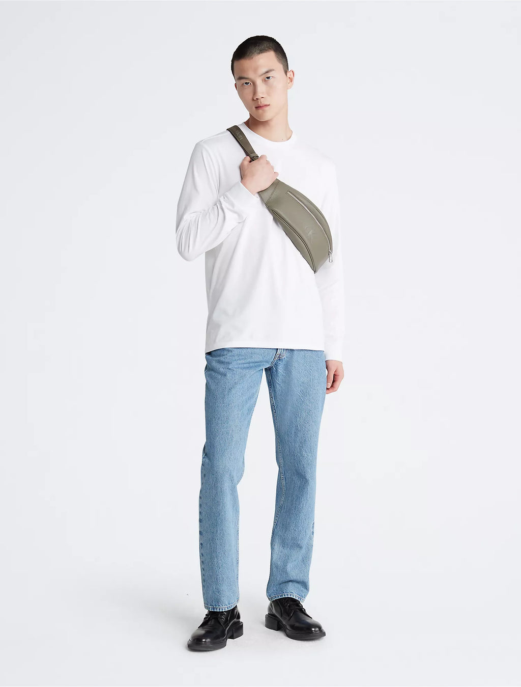 Calvin Klein Men Belts + Bags + Wallets Dusty Olive- Oshoplin