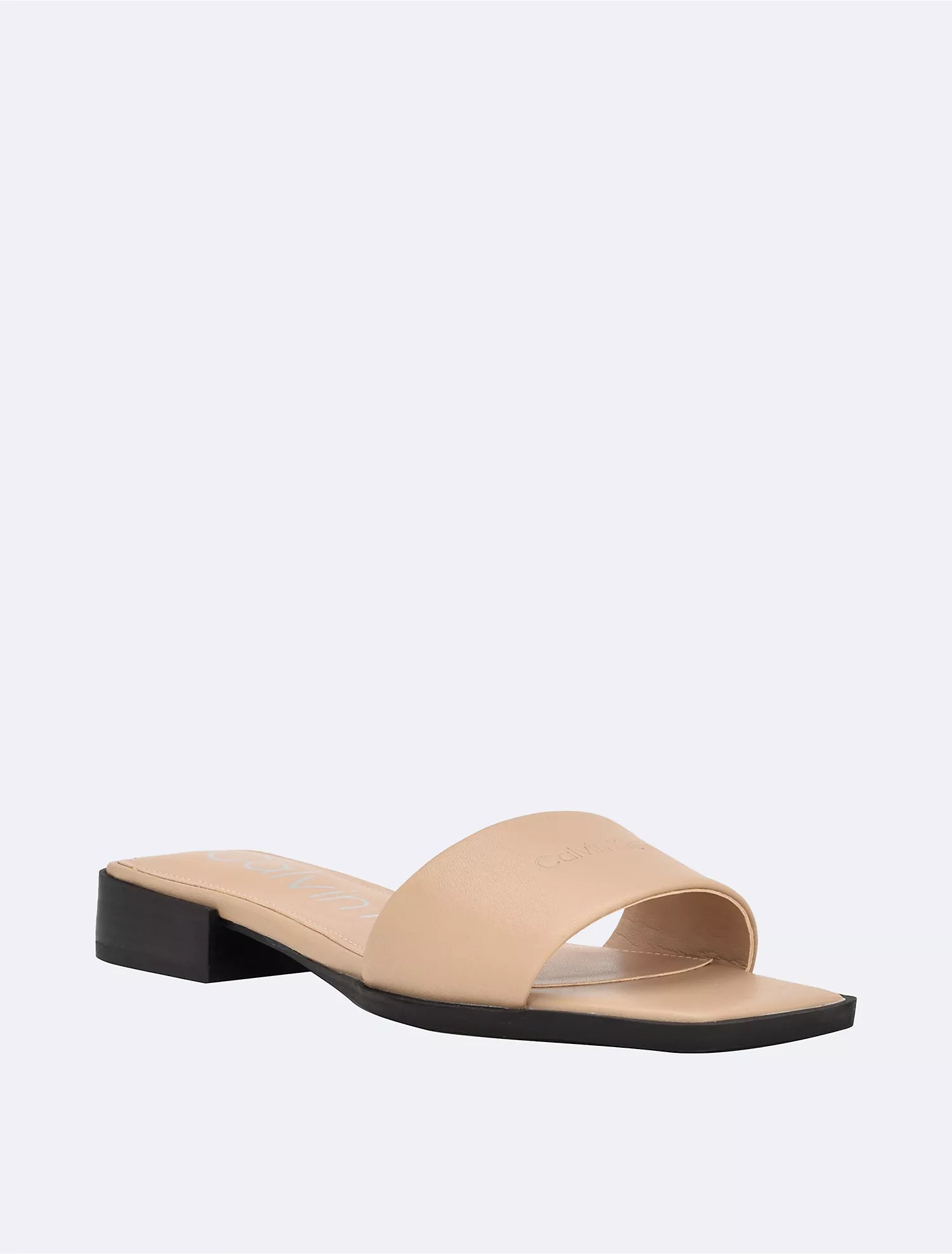 Calvin Klein Women Shoes + Sandals + Slippers Light Natural- Oshoplin