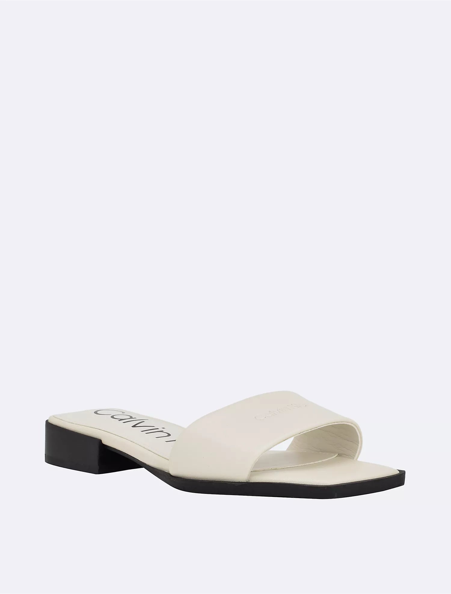 Calvin Klein Women Shoes + Sandals + Slippers Ivory- Oshoplin