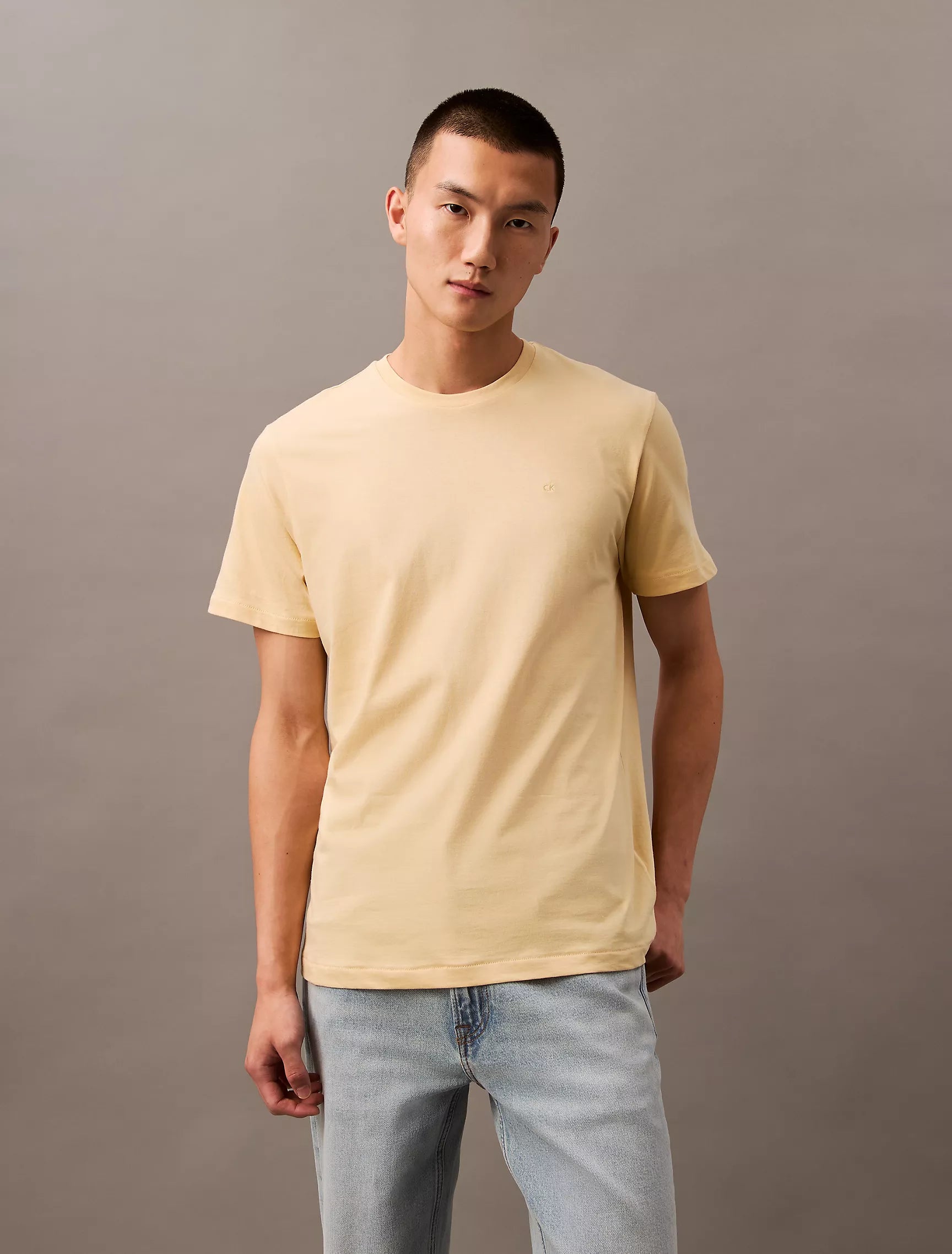 Calvin Klein Men T-Shirts Reed Yellow- Oshoplin