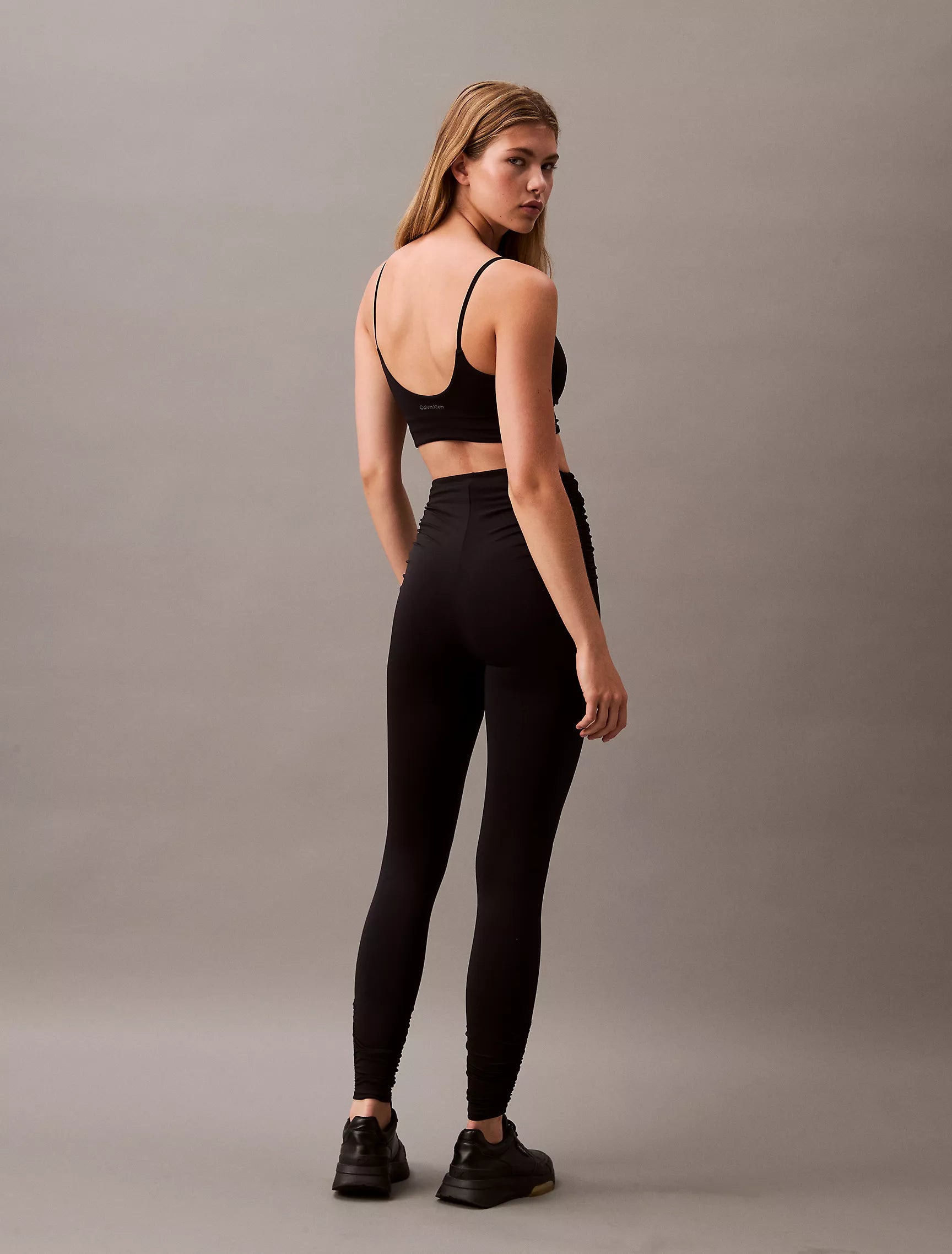 Calvin Klein Sport Icon Ruched Leggings - Women