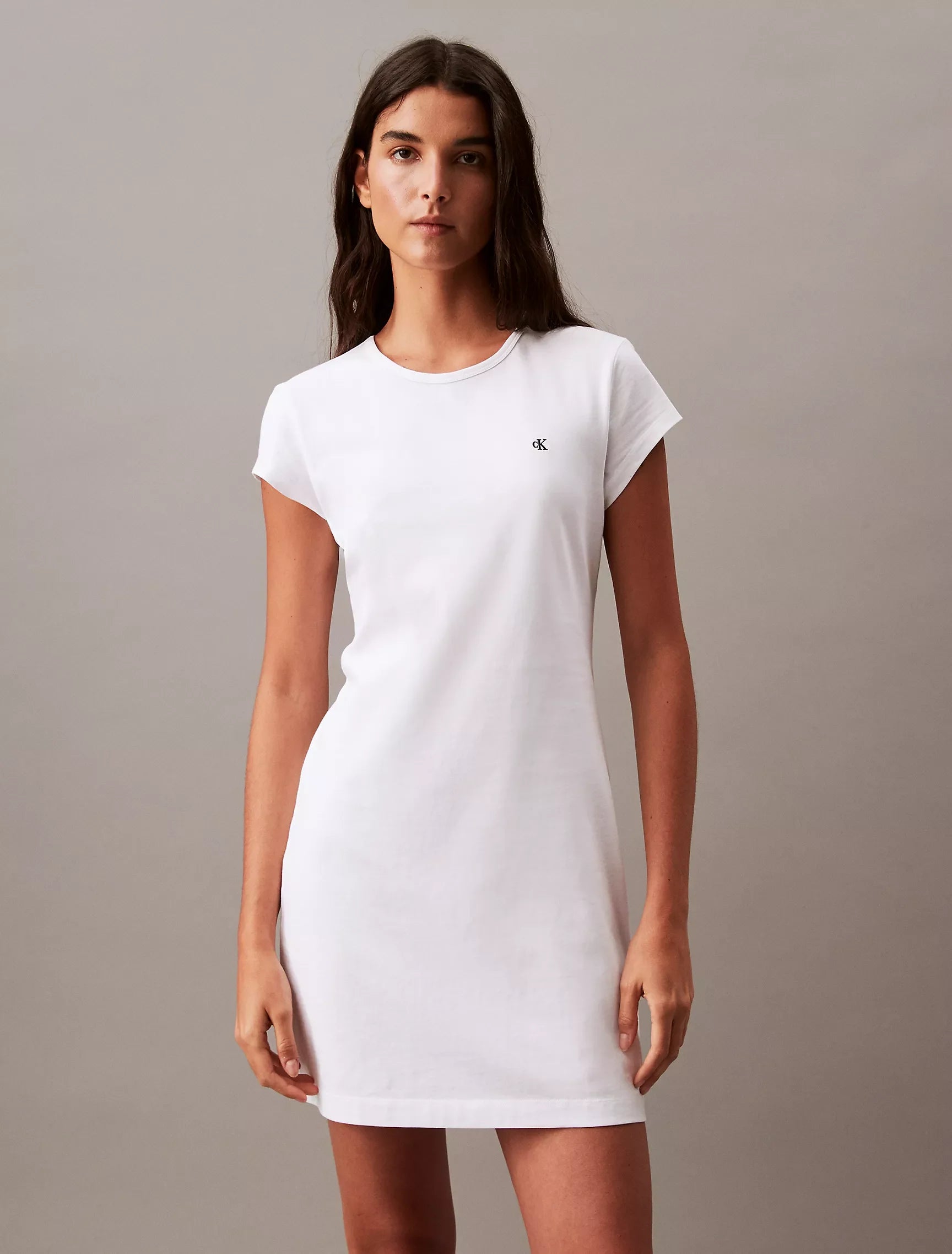 Calvin Klein Women Dresses Brilliant White- Oshoplin