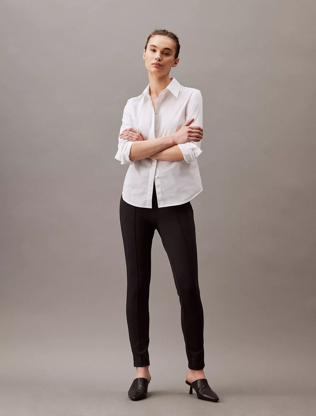 Calvin Klein Women Pants Black- Oshoplin