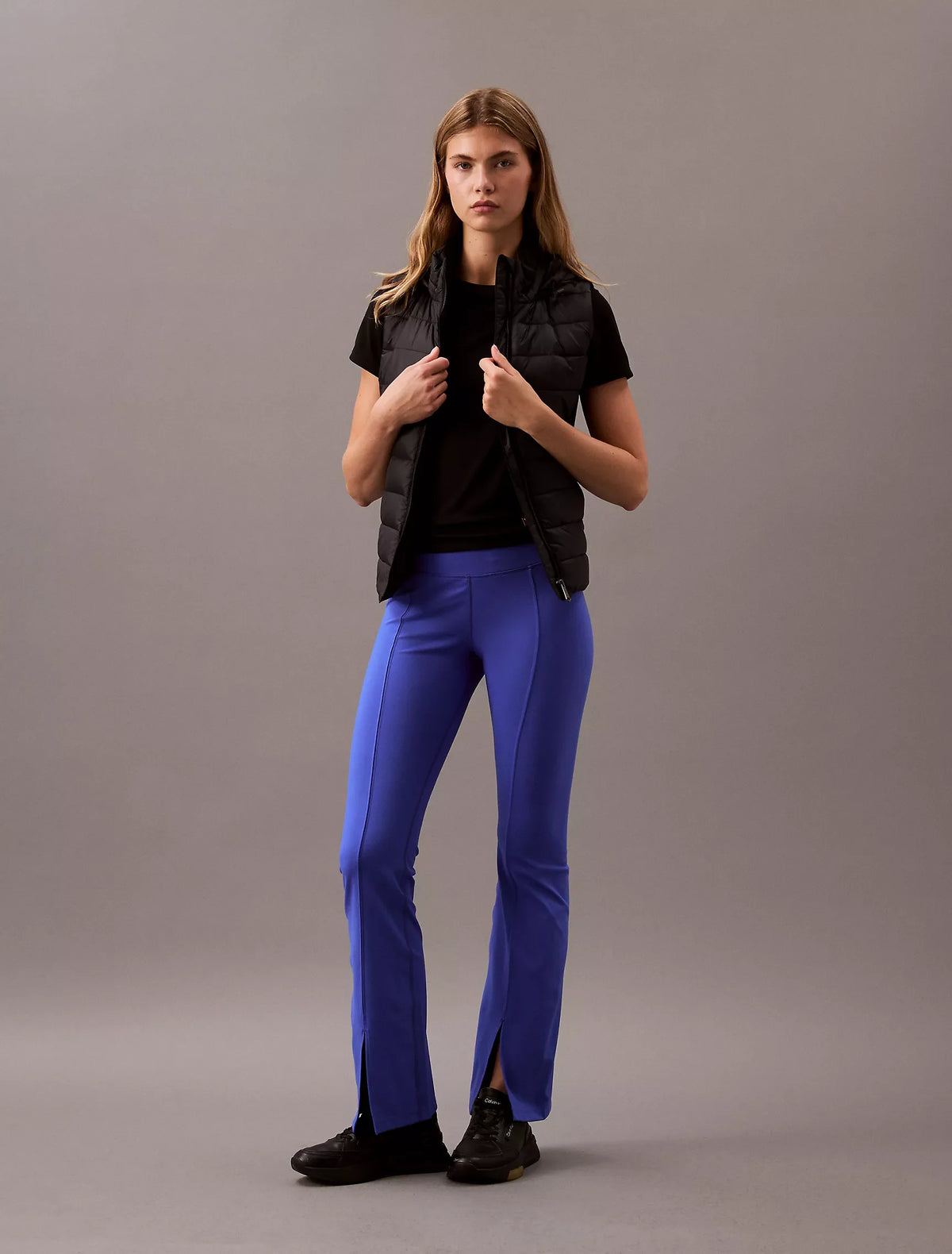 Calvin Klein Women Pants Dazzling Blue- Oshoplin