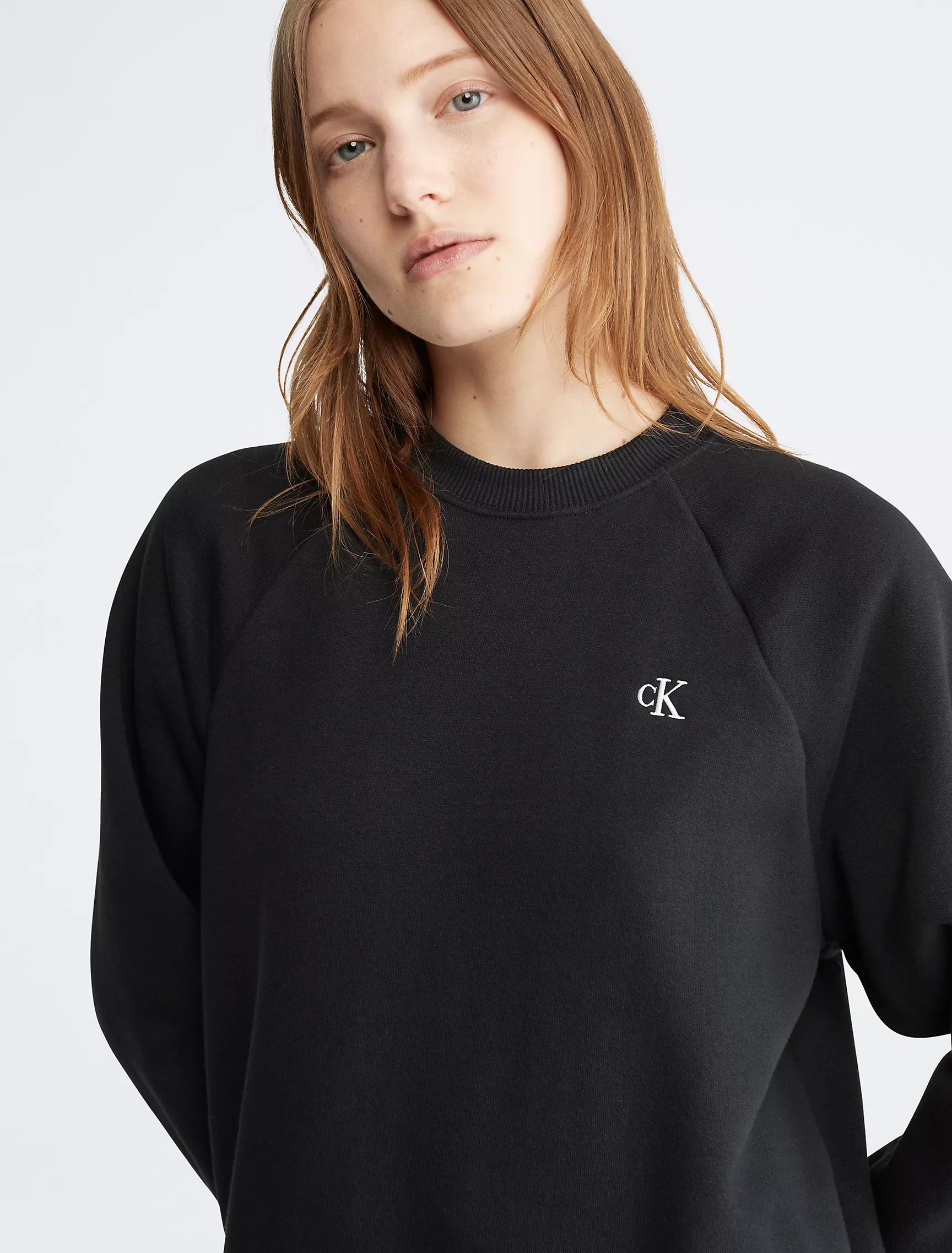 Calvin Klein Archive Logo Fleece Sweatshirt - Women