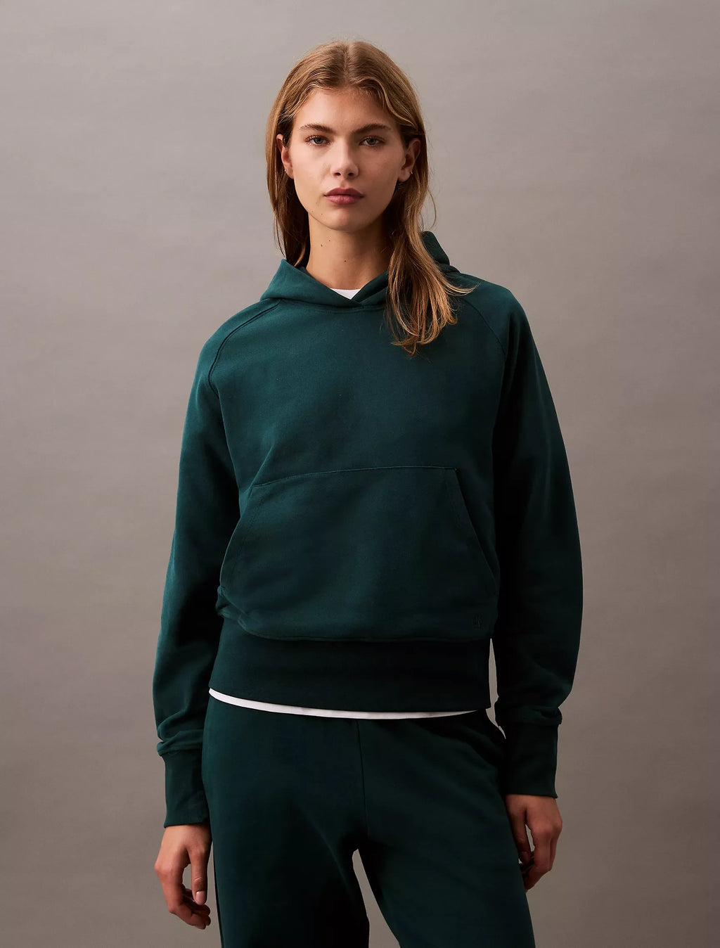 Calvin Klein Women Hoodies + Sweatshirts Ponderous Pine- Oshoplin