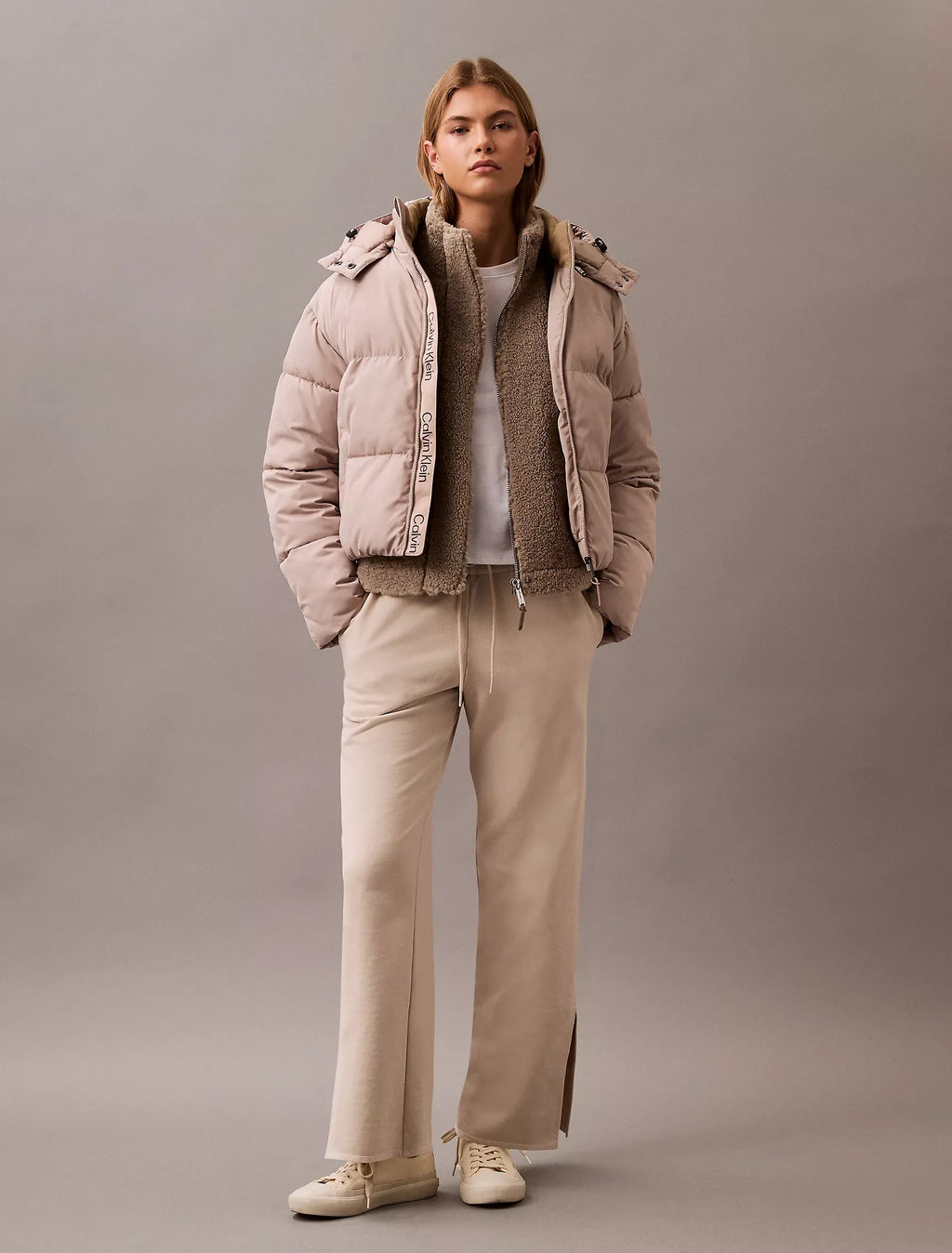 Calvin Klein Women Pants Peyote- Oshoplin