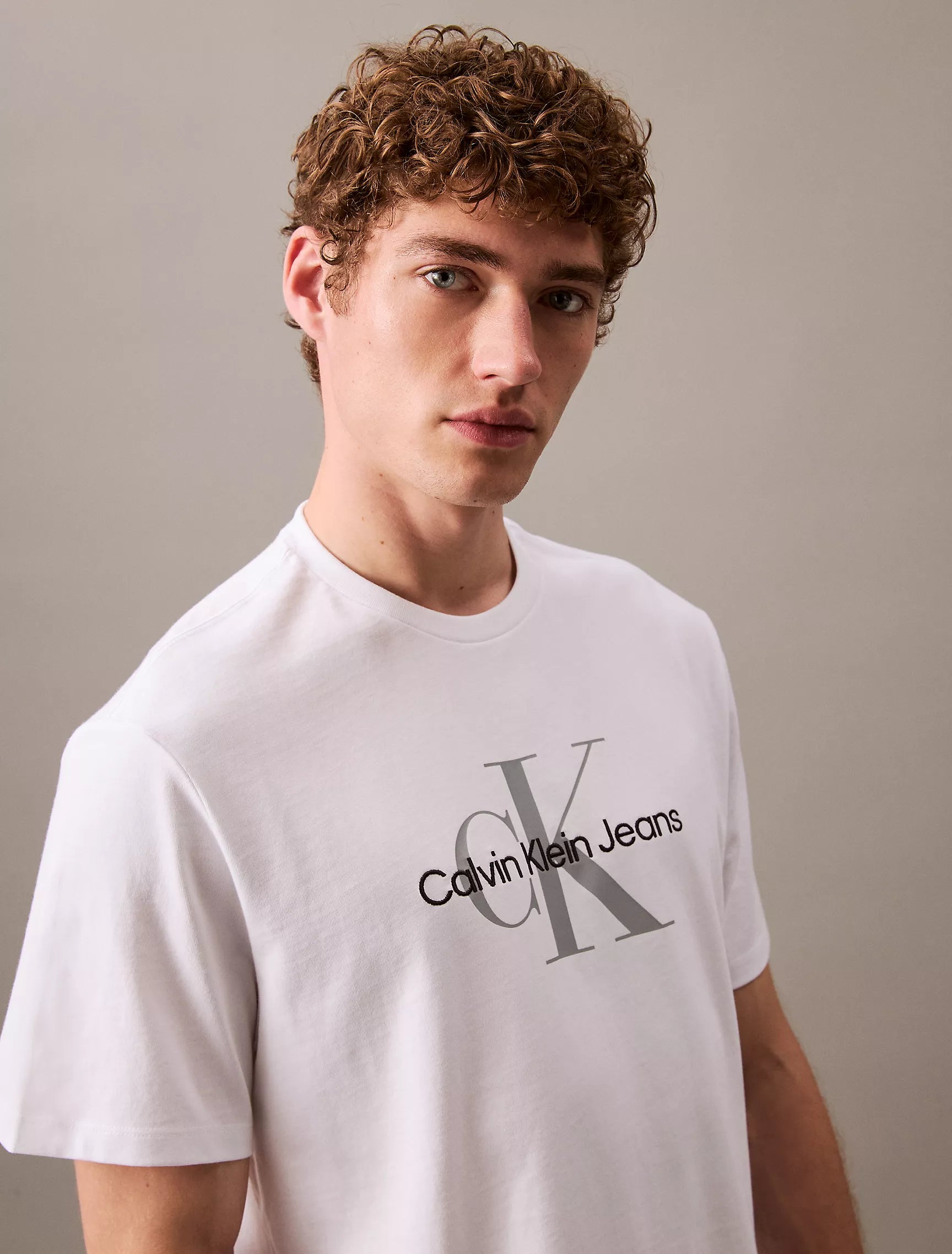 Calvin Klein Monogram Logo Tee - Men