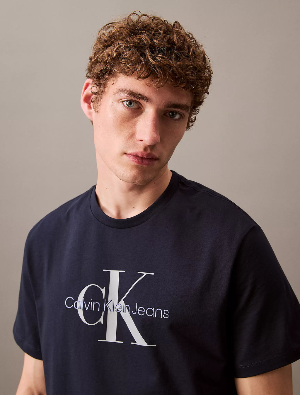 CK Monogram Logo Tee - Men