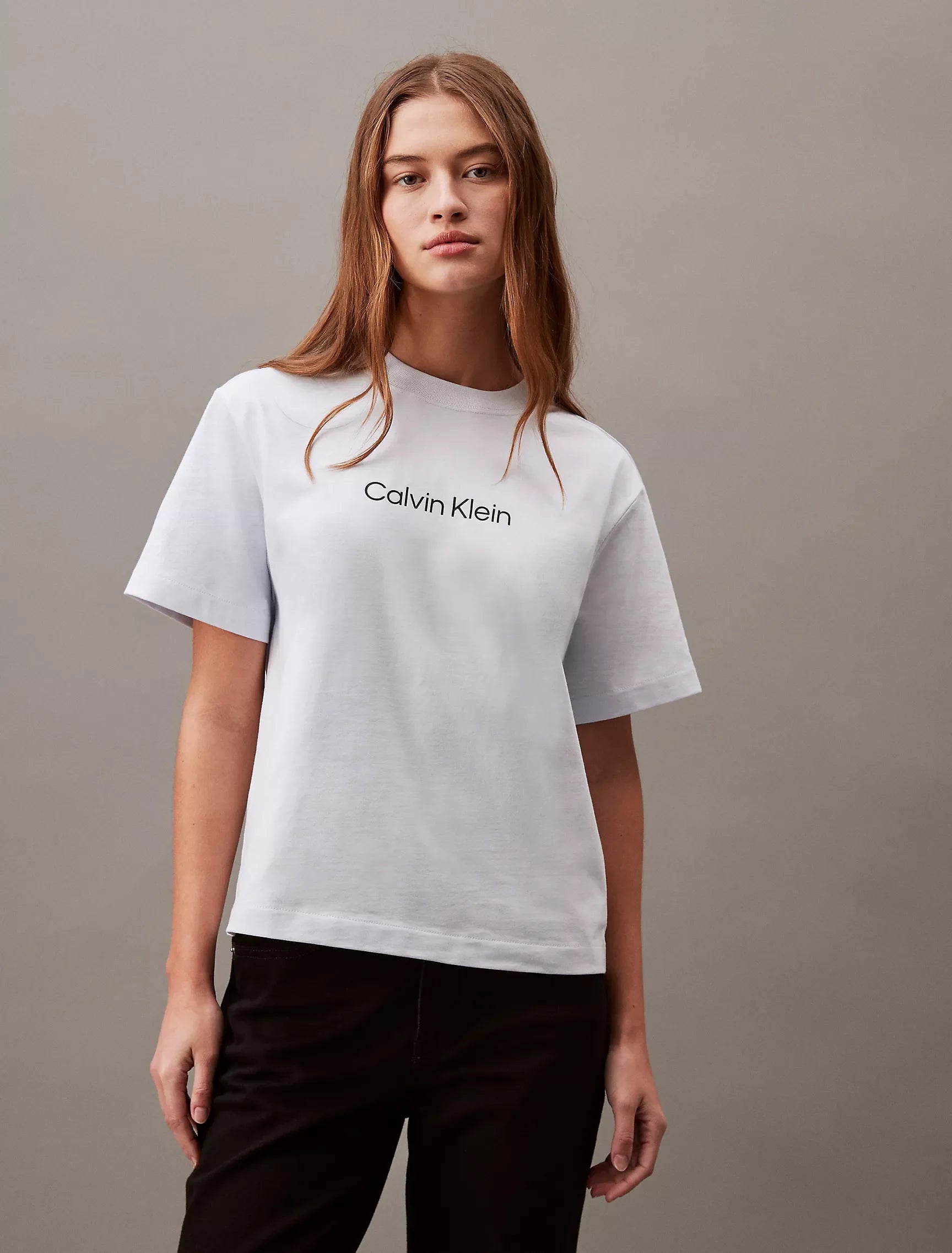 Calvin Klein Women T-Shirts Brilliant White- Oshoplin