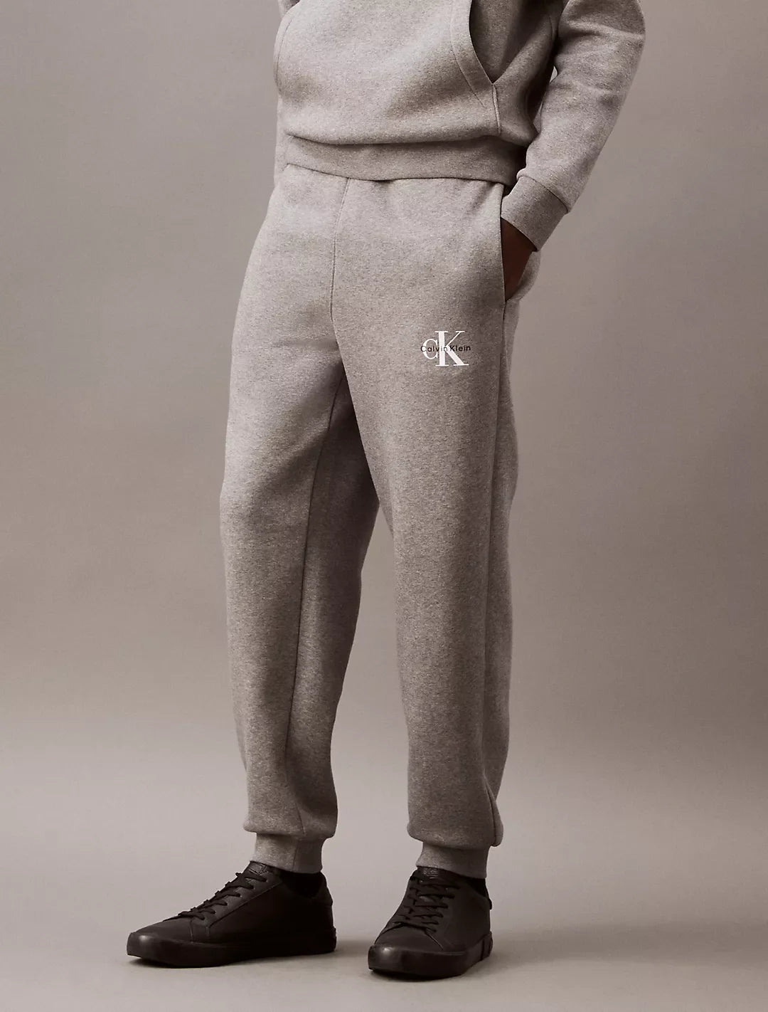 Calvin Klein Monogram Logo Fleece Joggers - Men