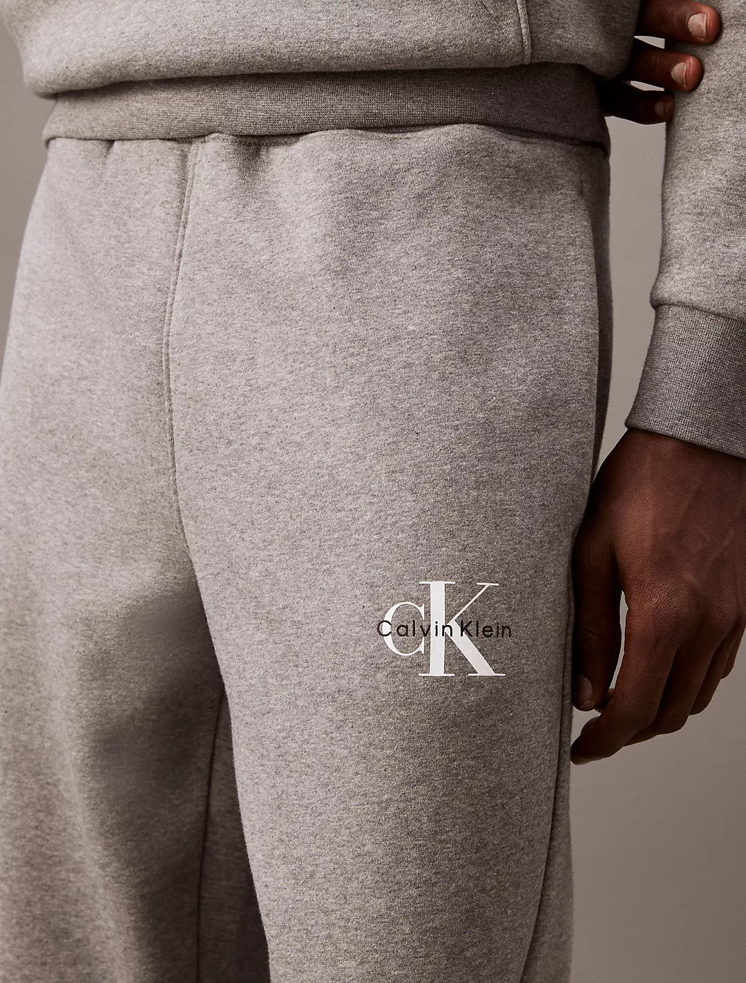 Calvin Klein Monogram Logo Fleece Joggers - Men