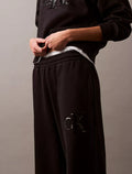 Calvin Klein Sequin Monogram Logo Fleece
Wide Leg Sweatpants - Women