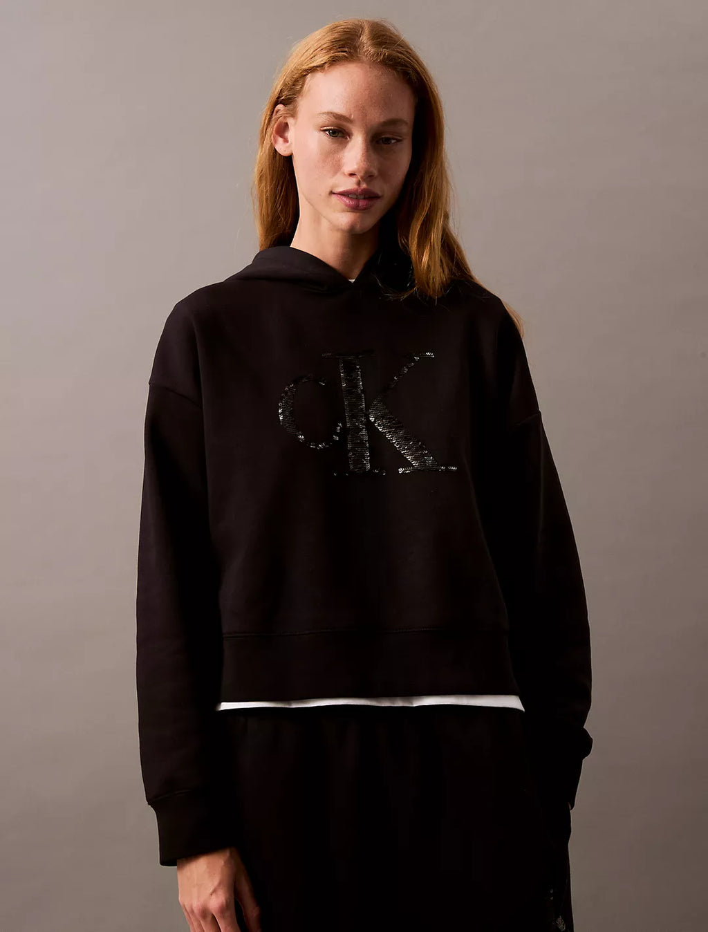 Calvin Klein Women Hoodies + Sweatshirts Black- Oshoplin