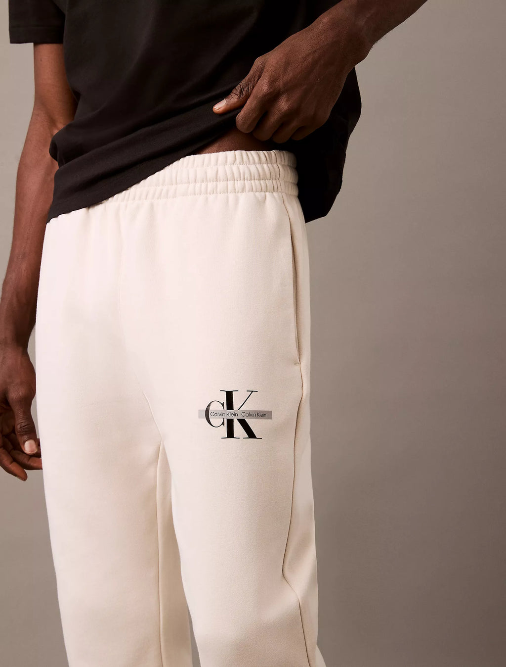 Calvin Klein Monogram Logo Fleece Joggers - Men
