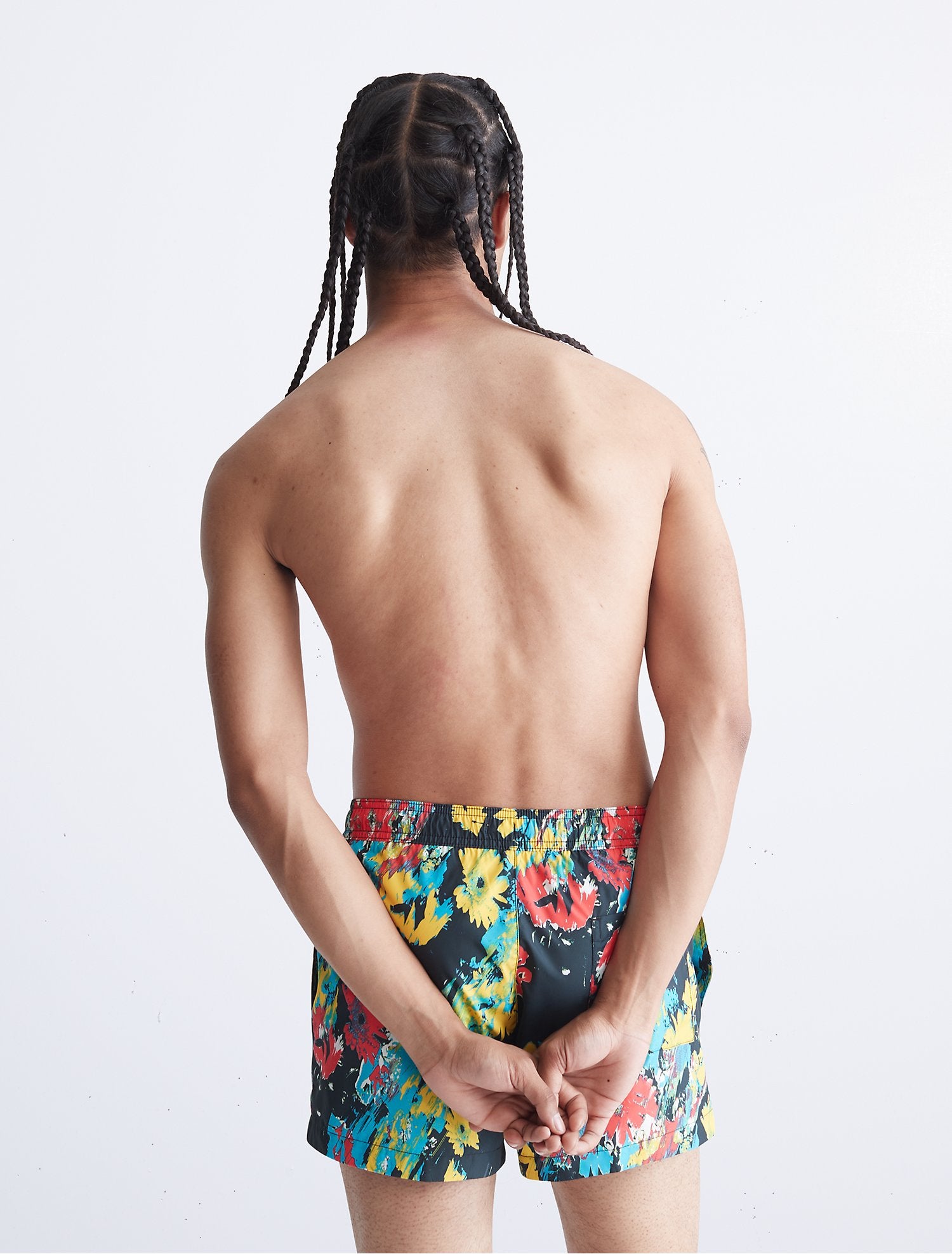Calvin Klein CK One Printed Swim Shorts + Dux Sandal (SET) - Men
