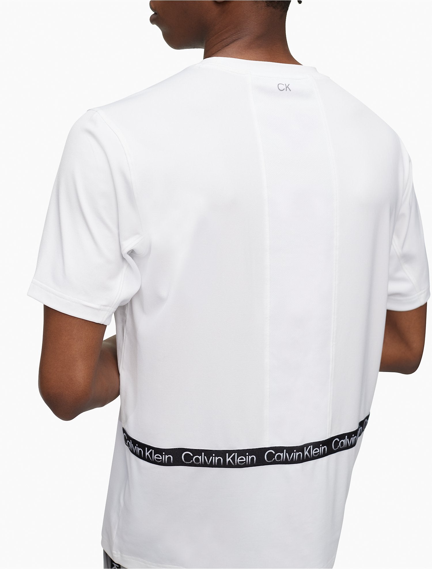 Calvin Klein Performance Logo Tape Crewneck T-Shirt + Performance Logo Tape Knit Pants (SET) - Men