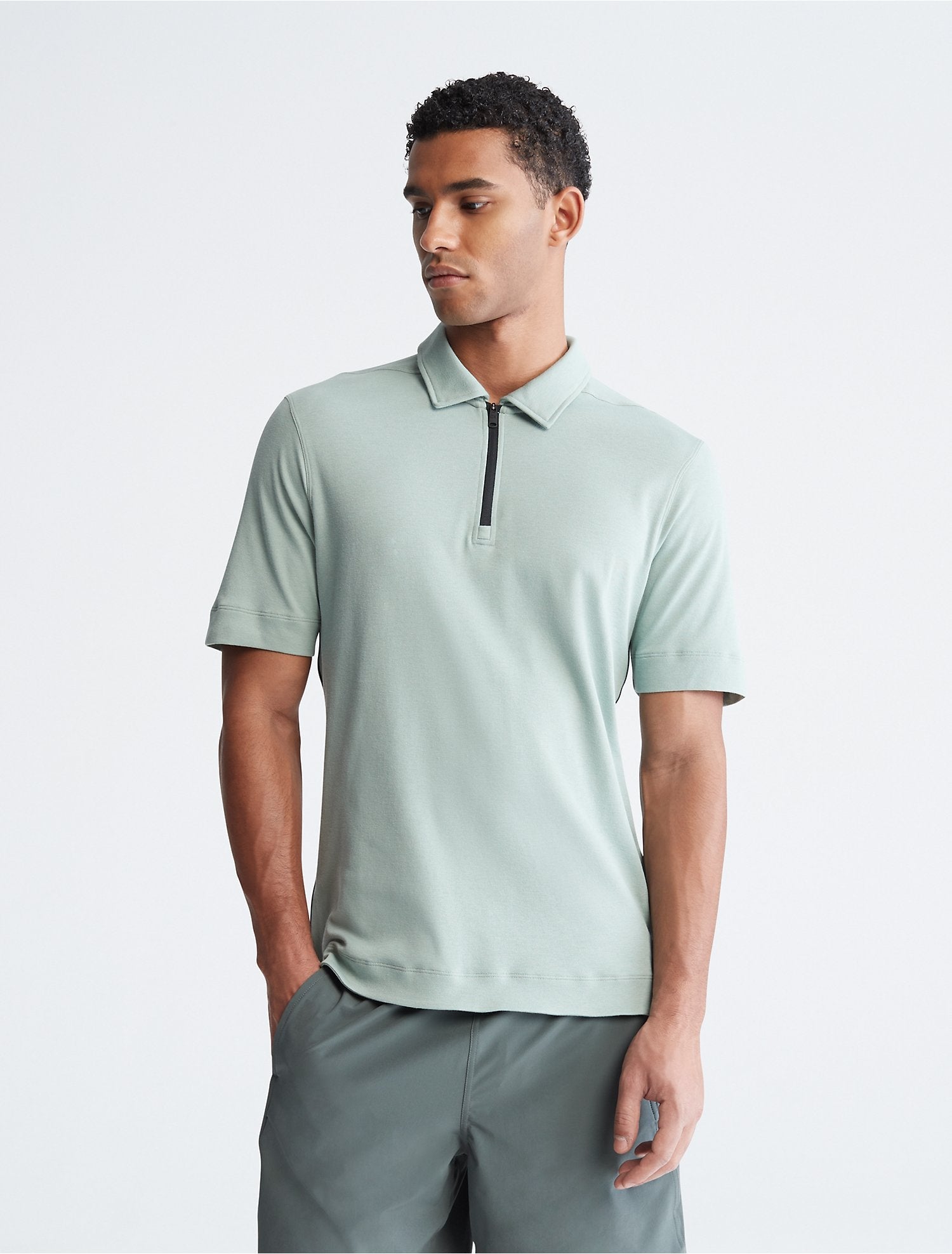 Calvin Klein Men Polo Shirts Green Milieu- Oshoplin