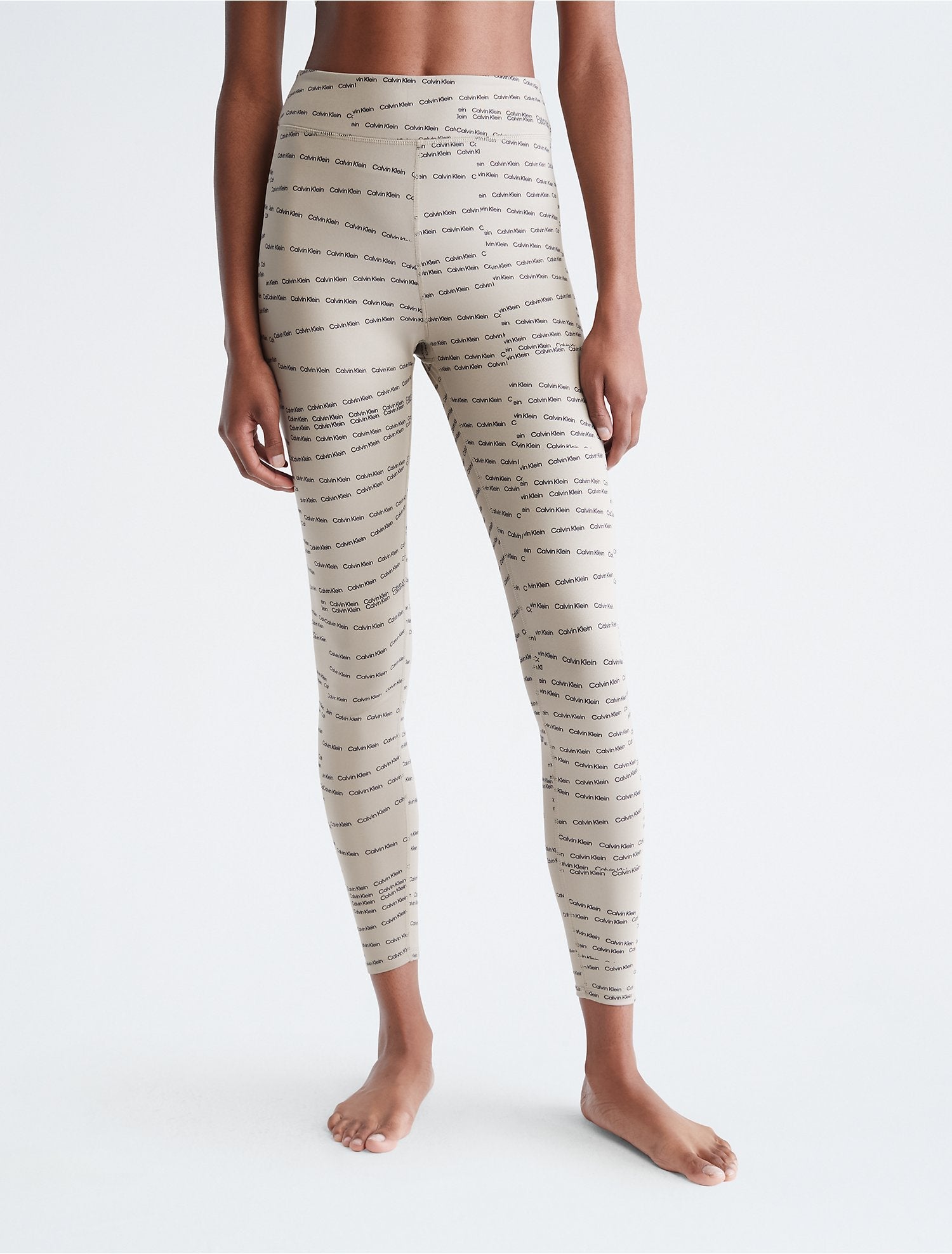 Calvin klein striped on sale leggings