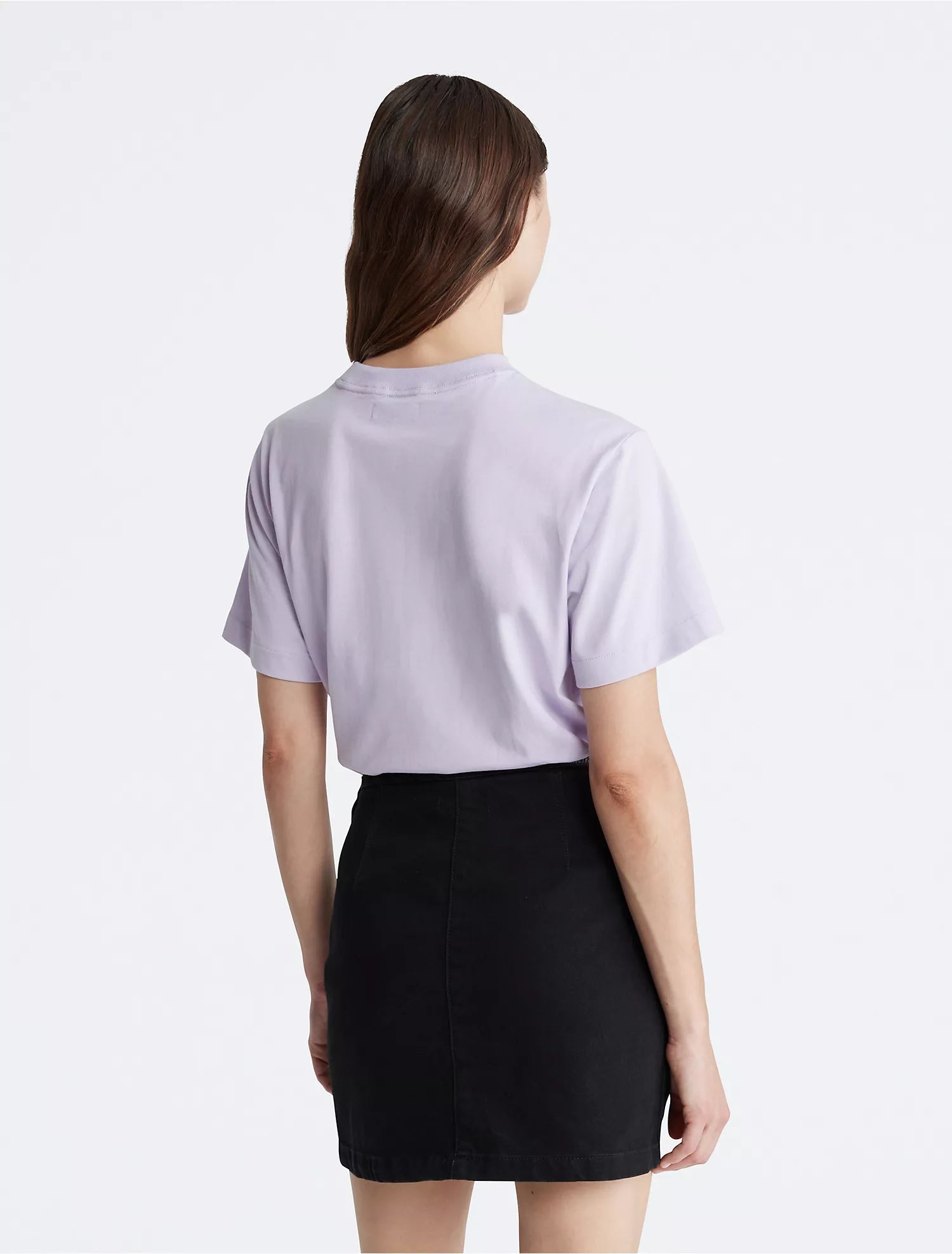 Calvin Klein Relaxed Fit Standard Logo Crewneck T-Shirt - Women