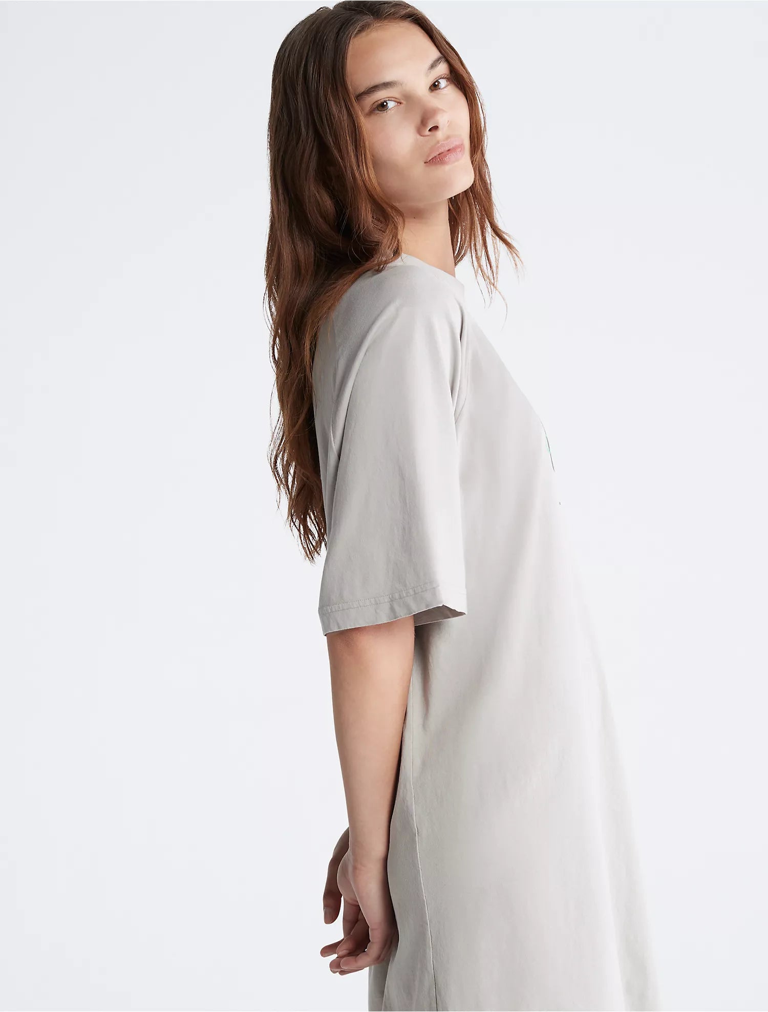 Calvin Klein Naturals Tea Dye T-Shirt Dress - Women