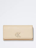 Calvin Klein Monogram Logo Longfold Wallet - Women