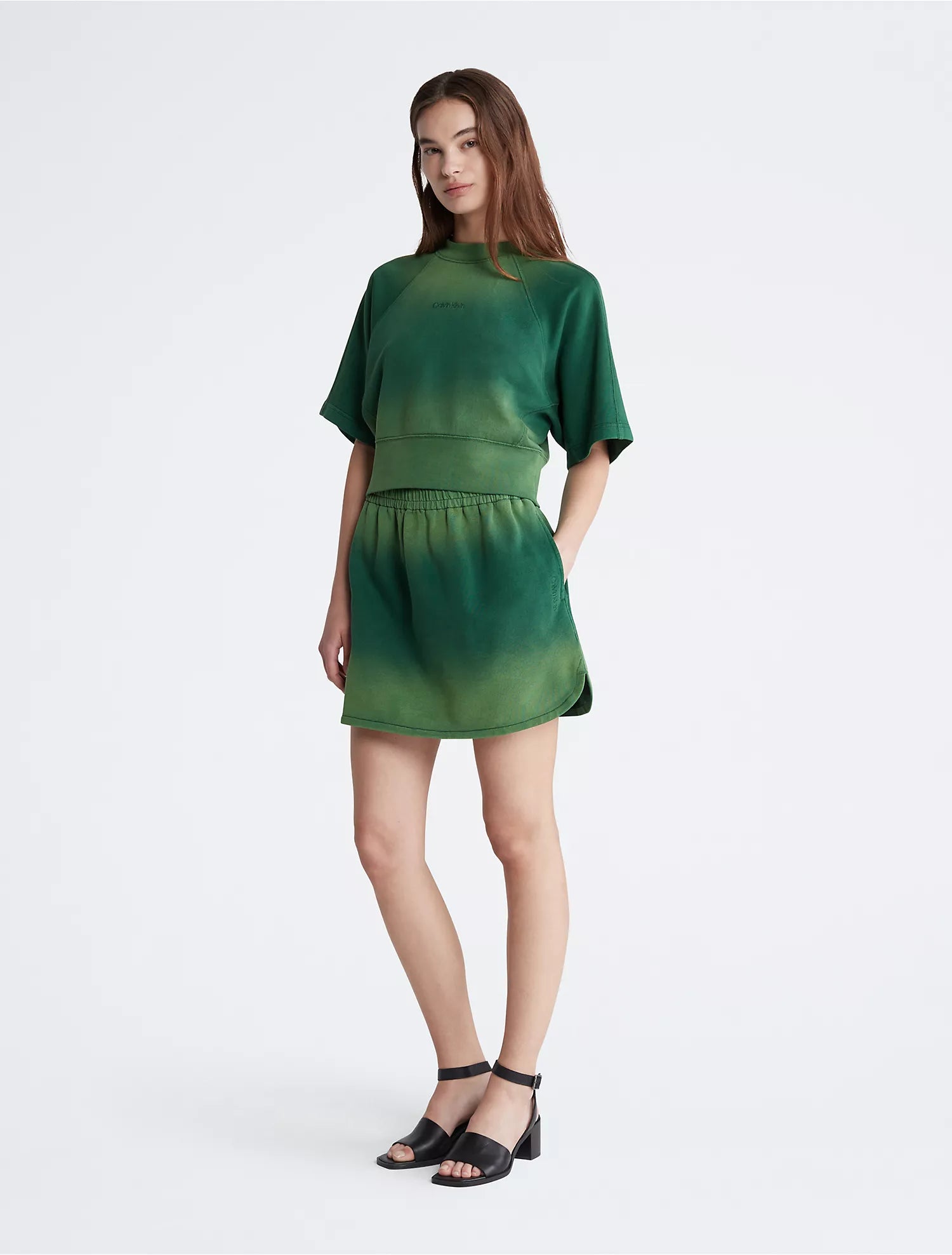 Calvin Klein Sunbleached Terry Mini Skirt - Women