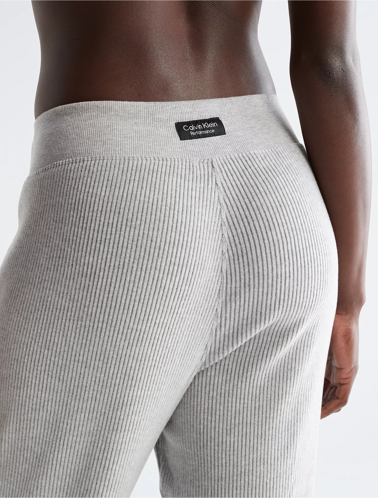 Calvin Klein Performance Ribbed High Waist Pleated Joggers - Women