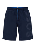 Boss Logo-Embossed Swim Shorts - Men