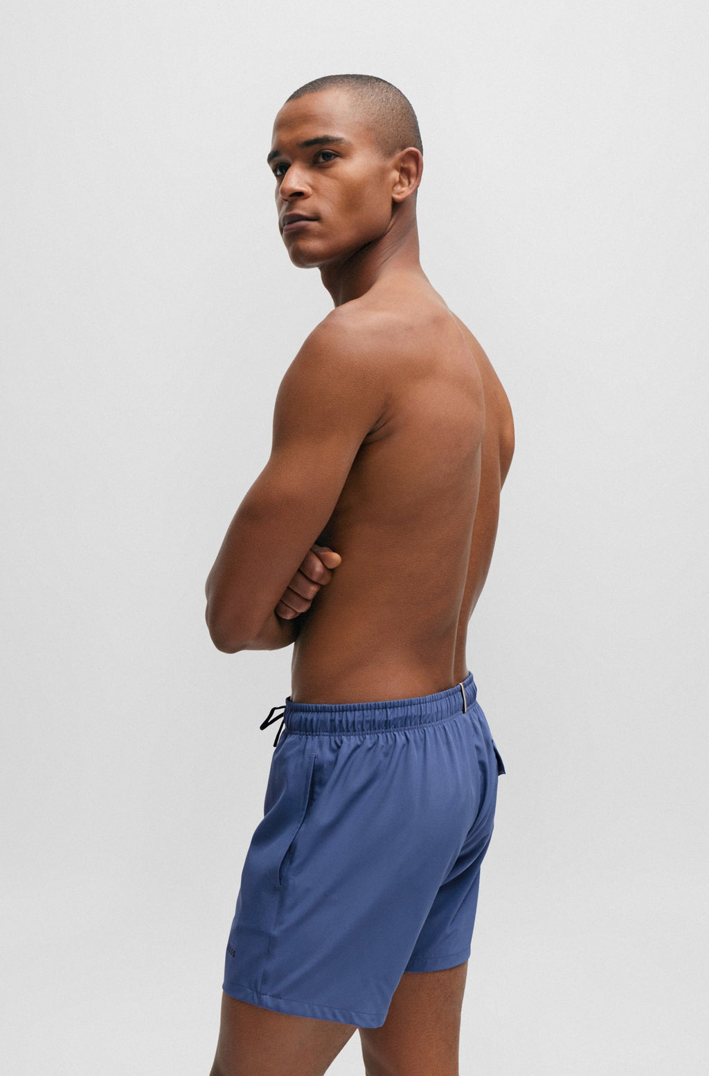 Boss Quick-Drying Swim Shorts With Logo Print - Men