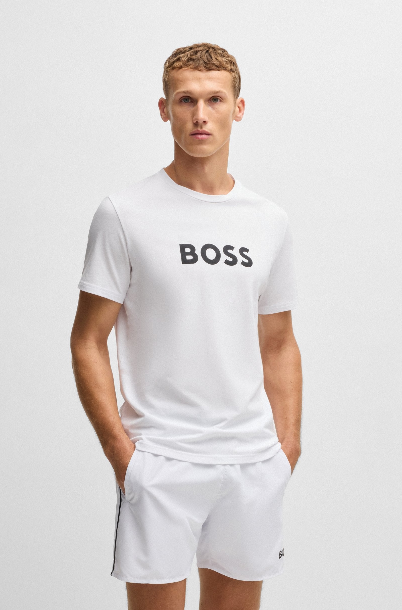 Boss Men T-Shirts White- Oshoplin