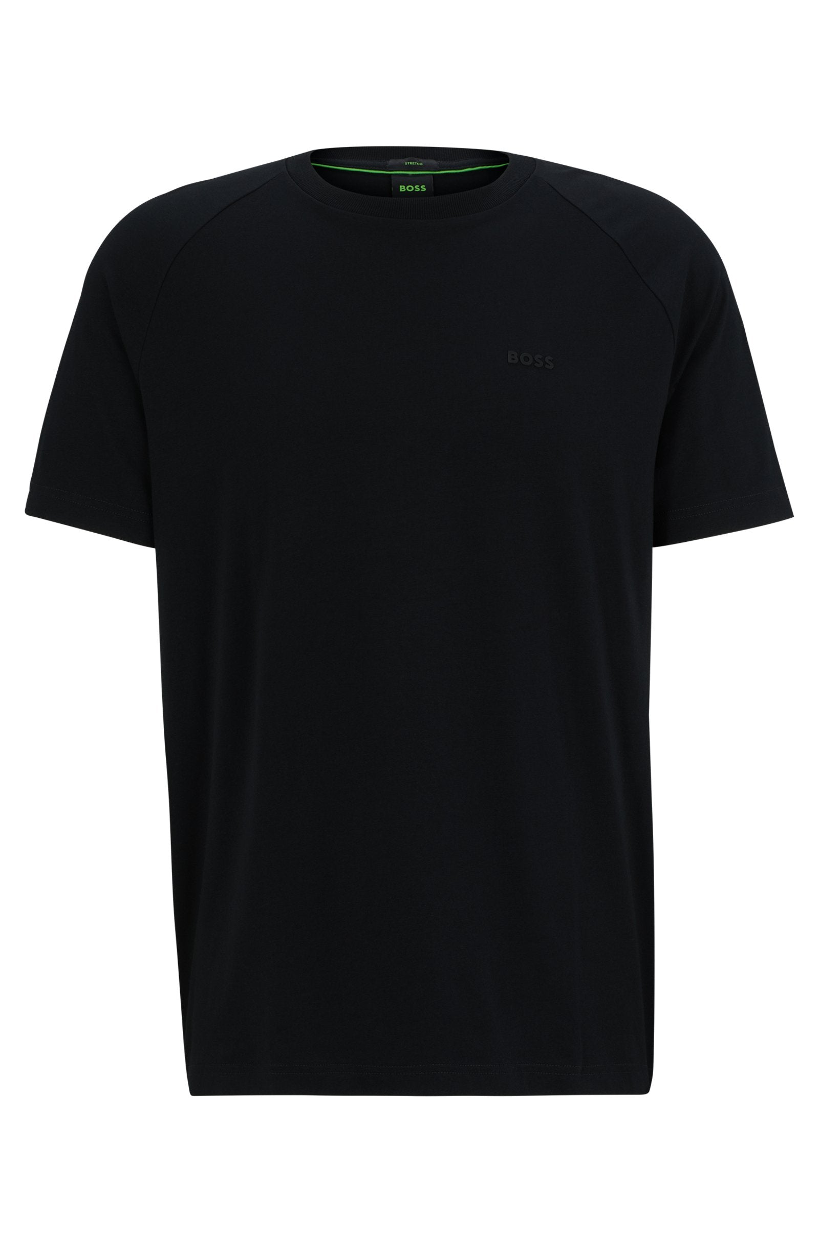 Boss Stretch-Cotton Relaxed-Fit T-Shirt With Logo Prints - Men