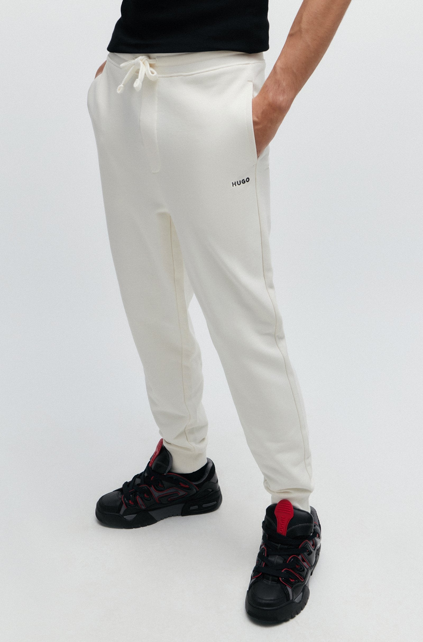 Hugo Men Pants White- Oshoplin