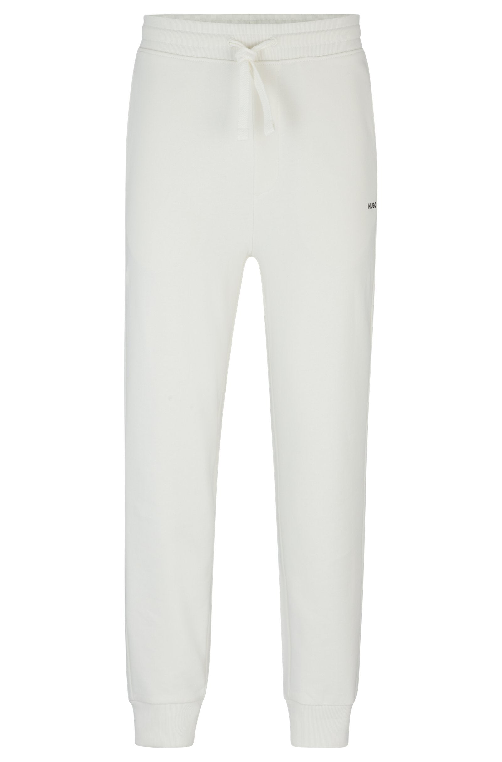 Hugo Cotton-Terry Tracksuit Bottoms With Logo Print - Men