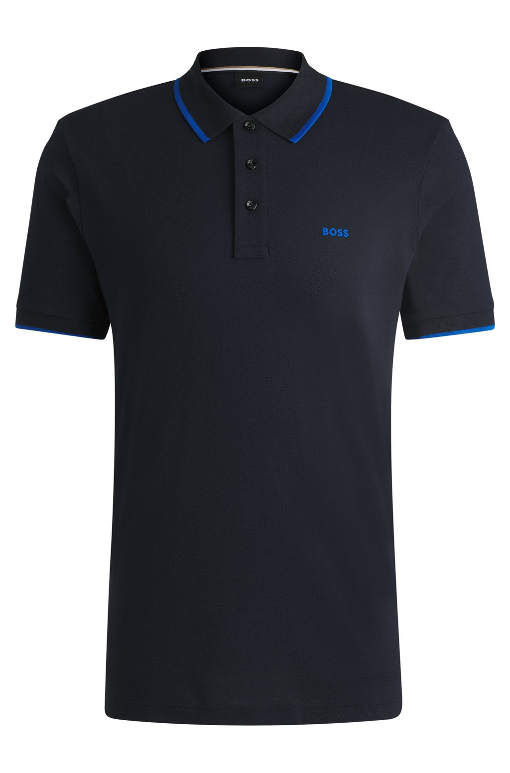 Boss Cotton-Pique Polo Shirt With Logo Detail - Men