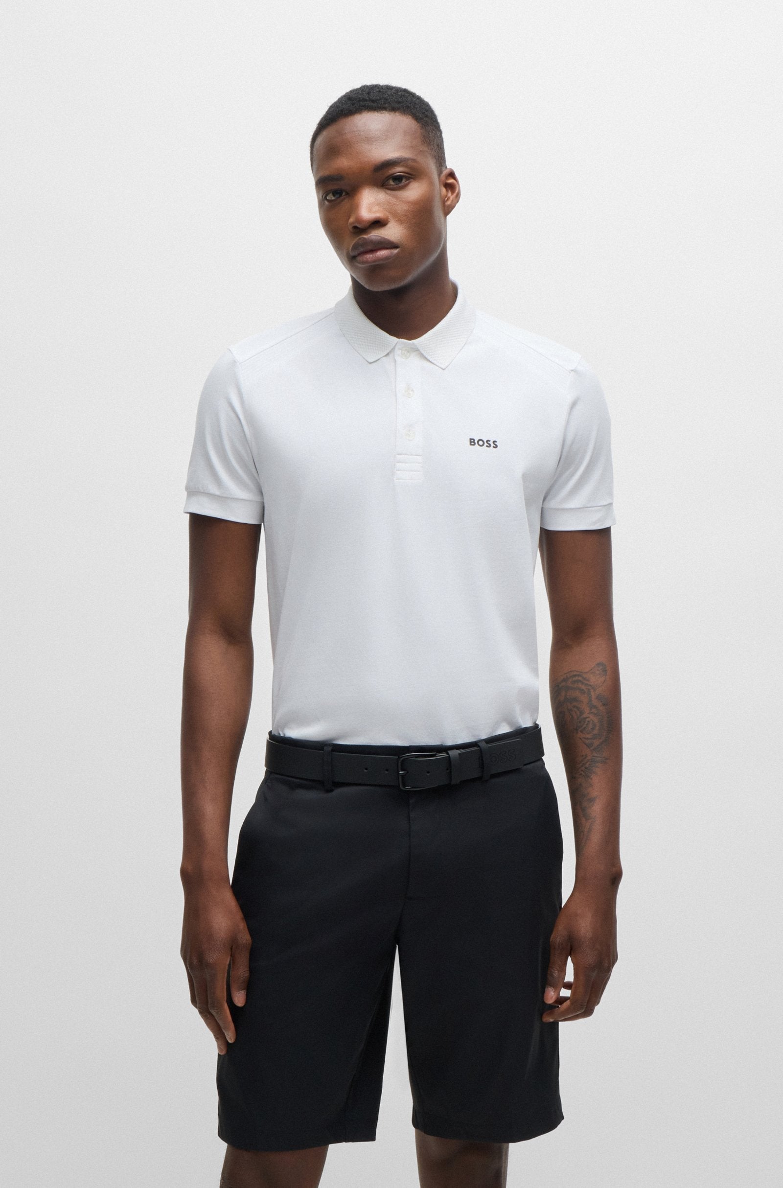 Boss Men Polo Shirts White- Oshoplin