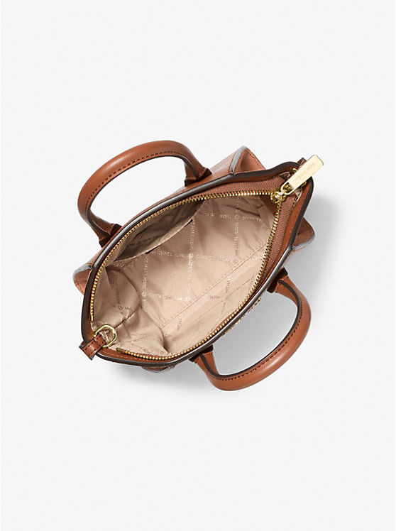 Michael Kors Avril Extra-Small Leather and Suede Satchel - Women