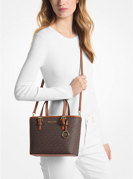 Michael Kors Jet Set Travel Extra-Small Logo Top-Zip Tote Bag - Women