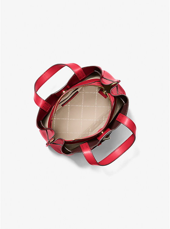 Michael Kors Emilia Small Pebbled Leather Satchel - Women