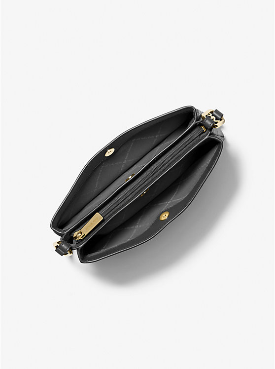 Michael Kors Trisha Medium Pebbled Leather Crossbody Bag - Women