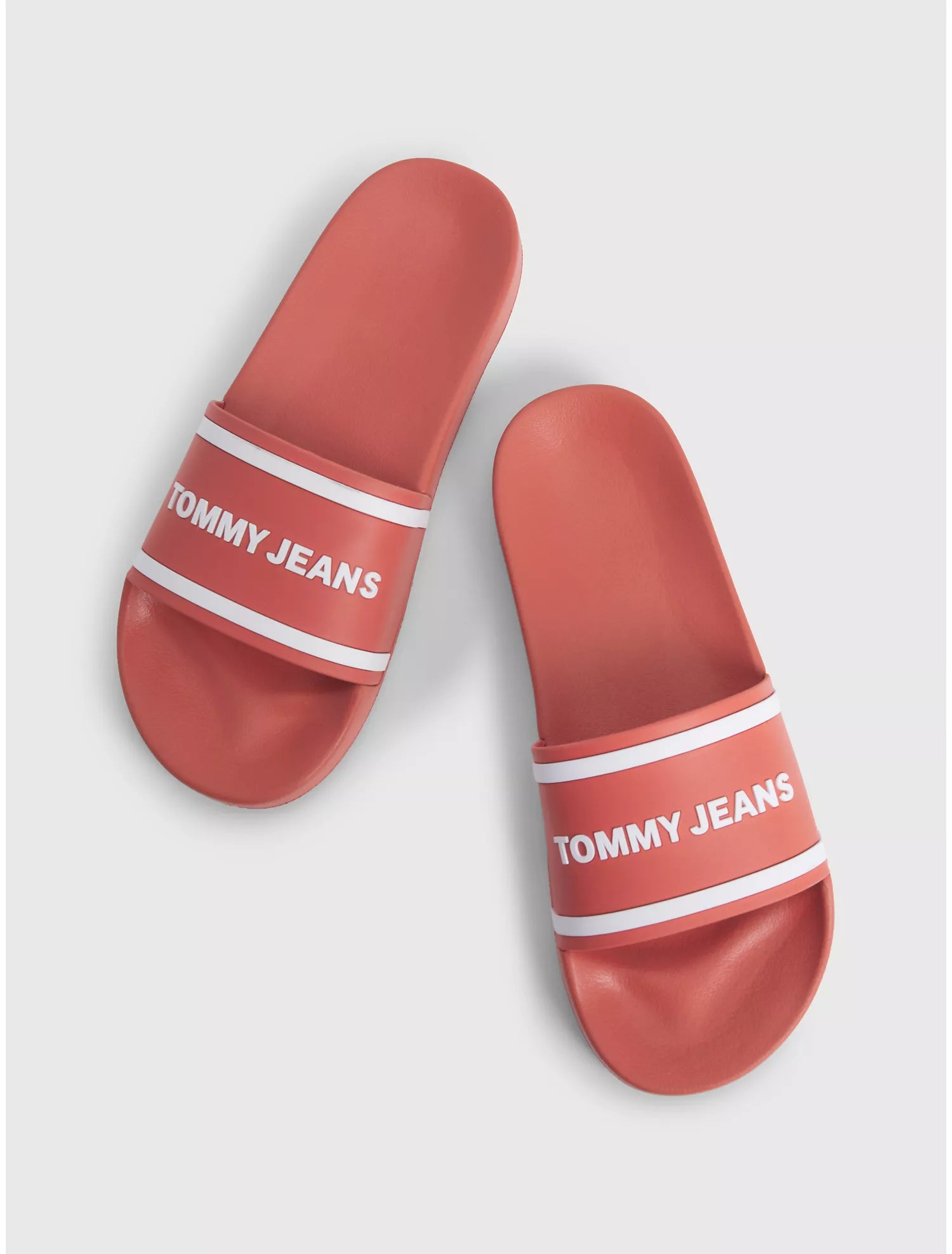 Tommy Hilfiger Men Shoes + Sandals + Slippers Burnt Vermillion- Oshoplin