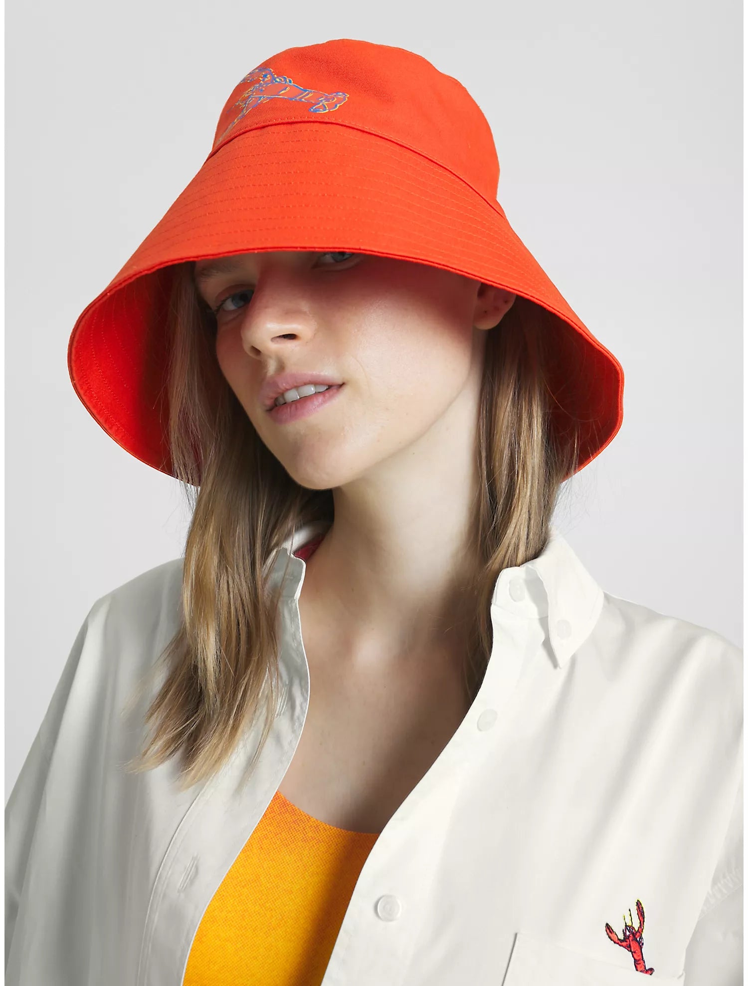 Tommy Hilfiger Women Gloves + Hats + Scarves Deep Orange/Vivid Yellow- Oshoplin